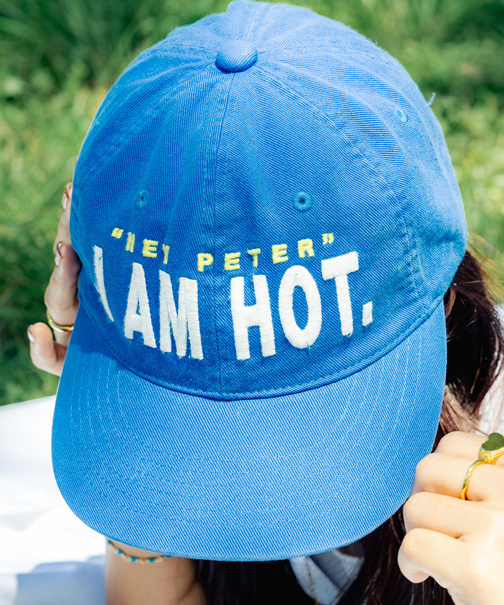 MY NAME IS PETER - 6 PANEL I AM HOT CAP BLUE