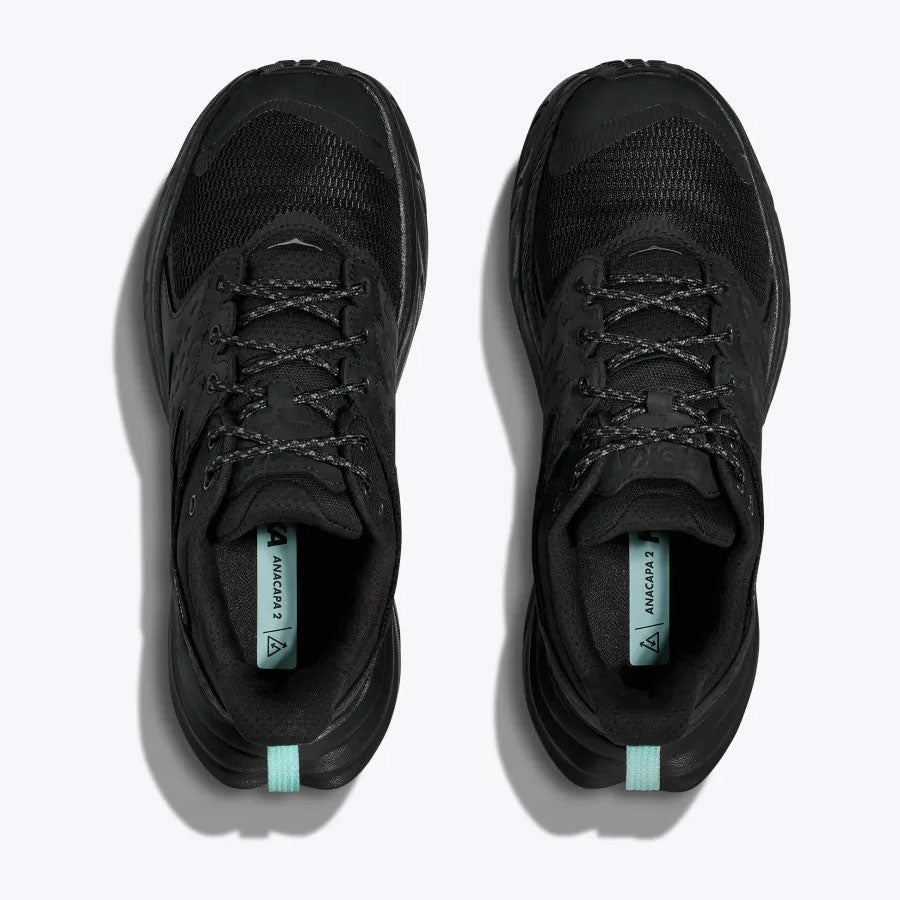 HOKA - ANACAPA 2 LOW GTX BLACK/BLACK 【WOMEN'S】【1142830F-BBLC】
