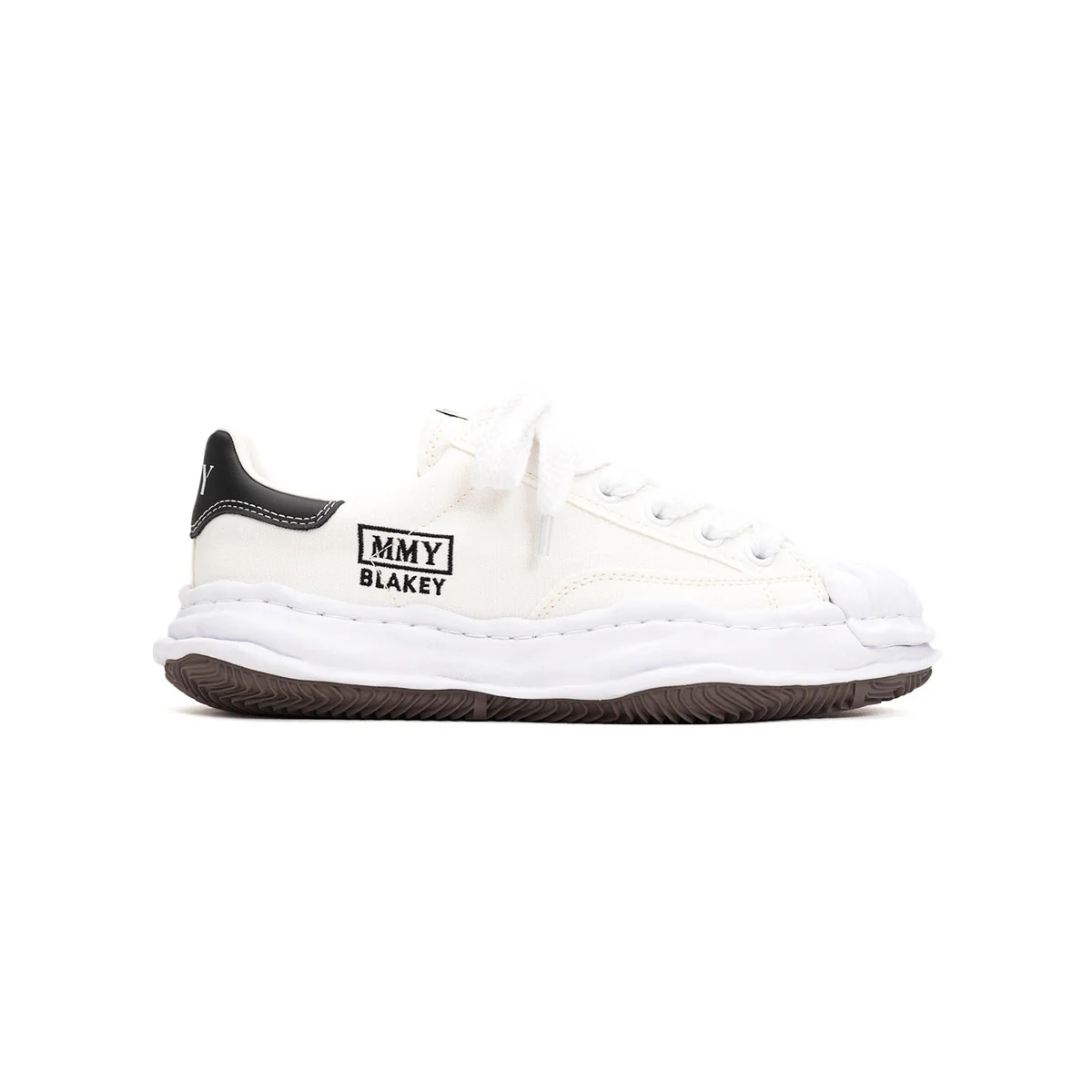 Maison MIHARA YASUHIRO - "BLAKEY" OG Sole Canvas Low-top Sneaker WHITE【A08FW735】