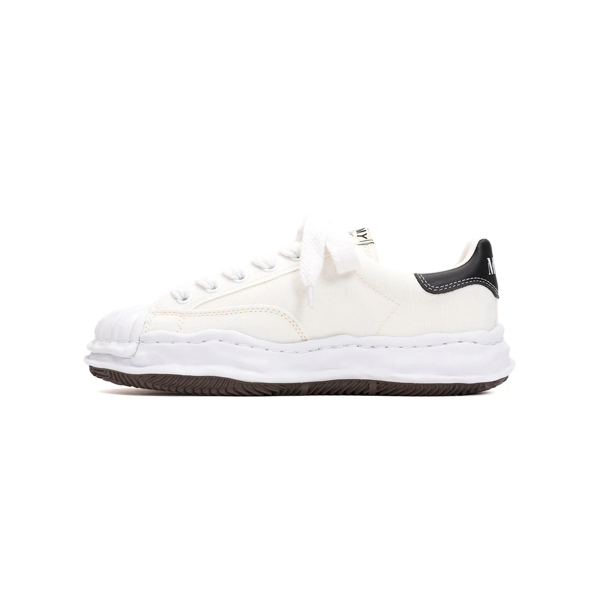 Maison MIHARA YASUHIRO - "BLAKEY" OG Sole Canvas Low-top Sneaker WHITE【A08FW735】