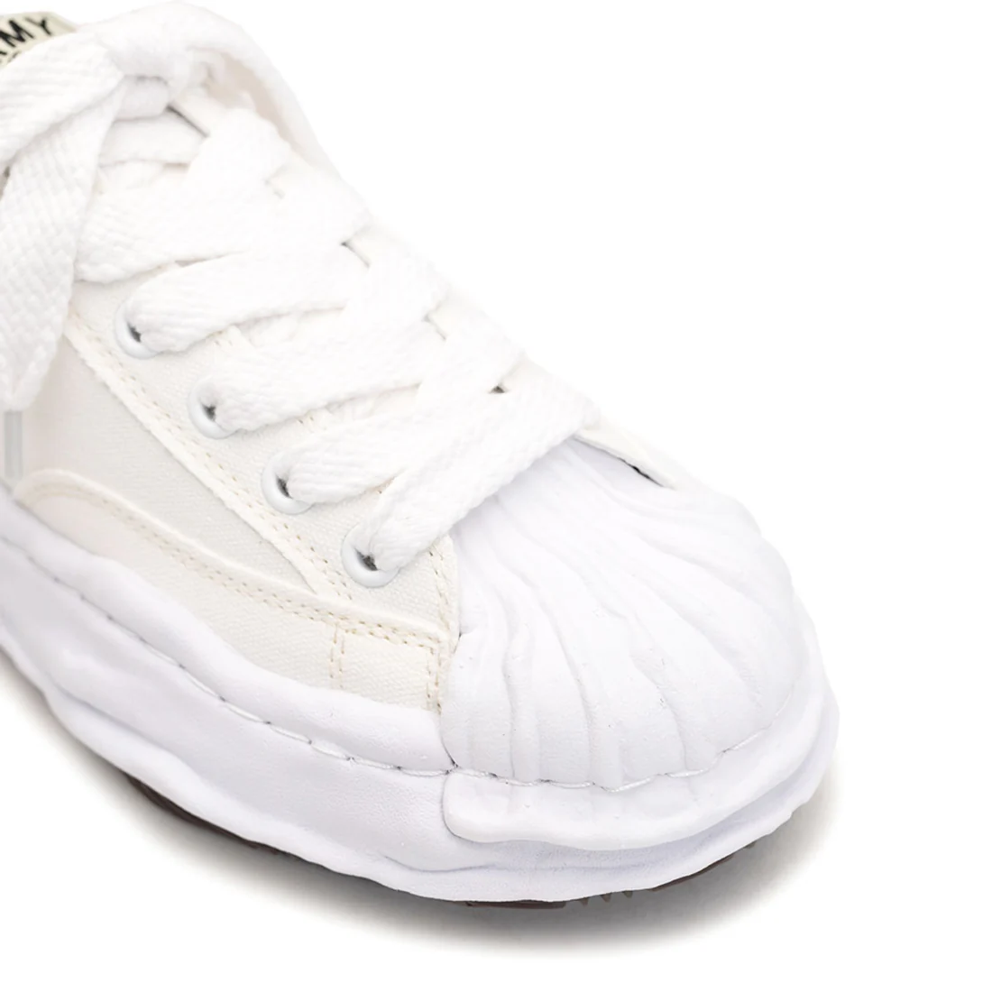 Maison MIHARA YASUHIRO - "BLAKEY" OG Sole Canvas Low-top Sneaker WHITE【A08FW735】