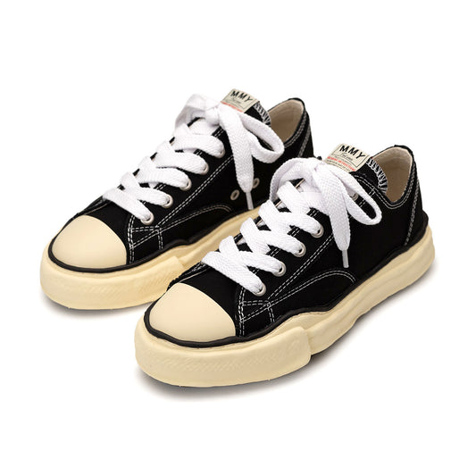 Maison MIHARA YASUHIRO - "PETERSON" VL OG Sole Canvas Low-top Sneaker BLACK【A09FW733】