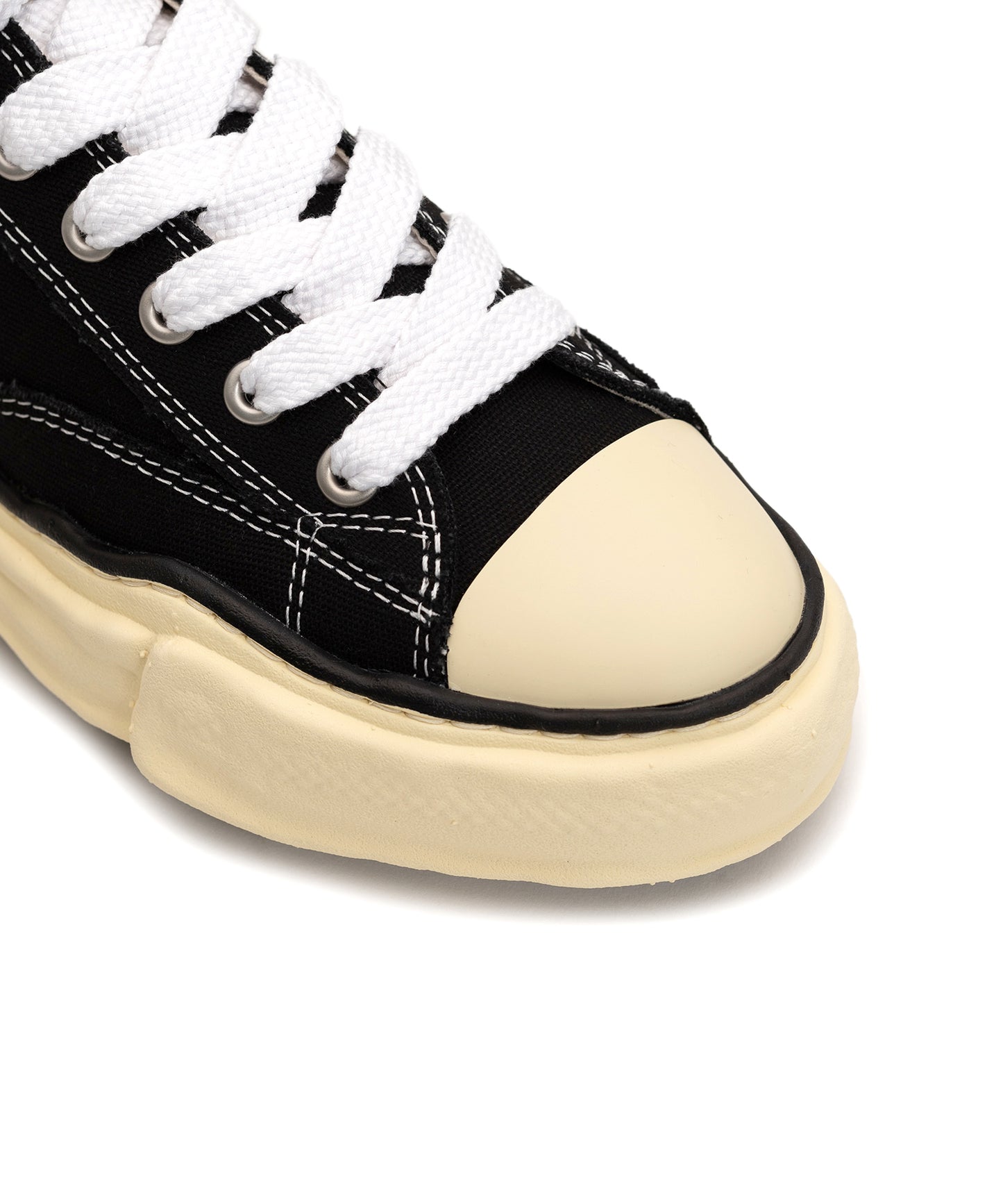Maison MIHARA YASUHIRO - "PETERSON" VL OG Sole Canvas Low-top Sneaker BLACK【A09FW733】