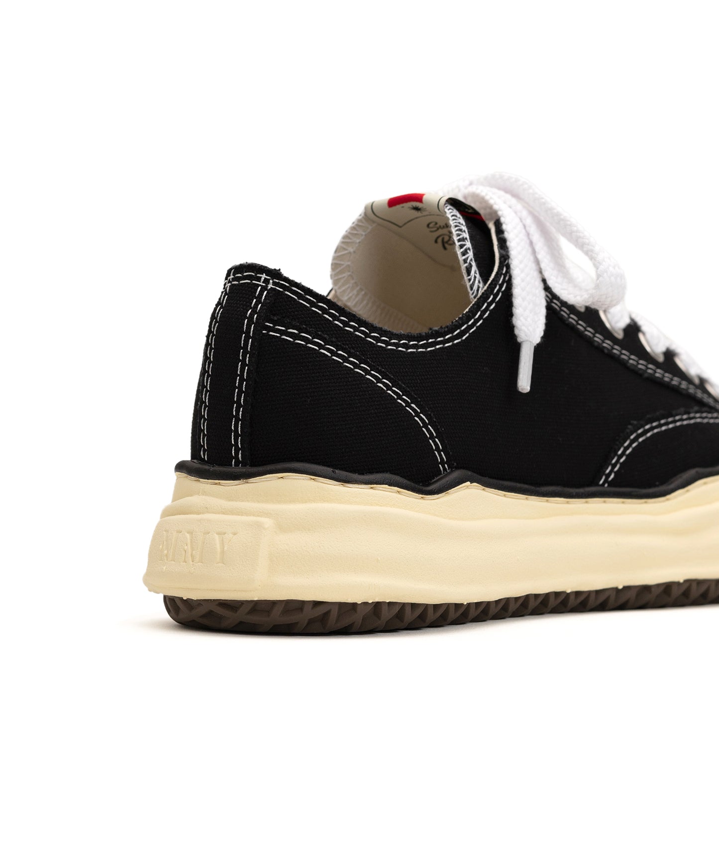 Maison MIHARA YASUHIRO - "PETERSON" VL OG Sole Canvas Low-top Sneaker BLACK【A09FW733】