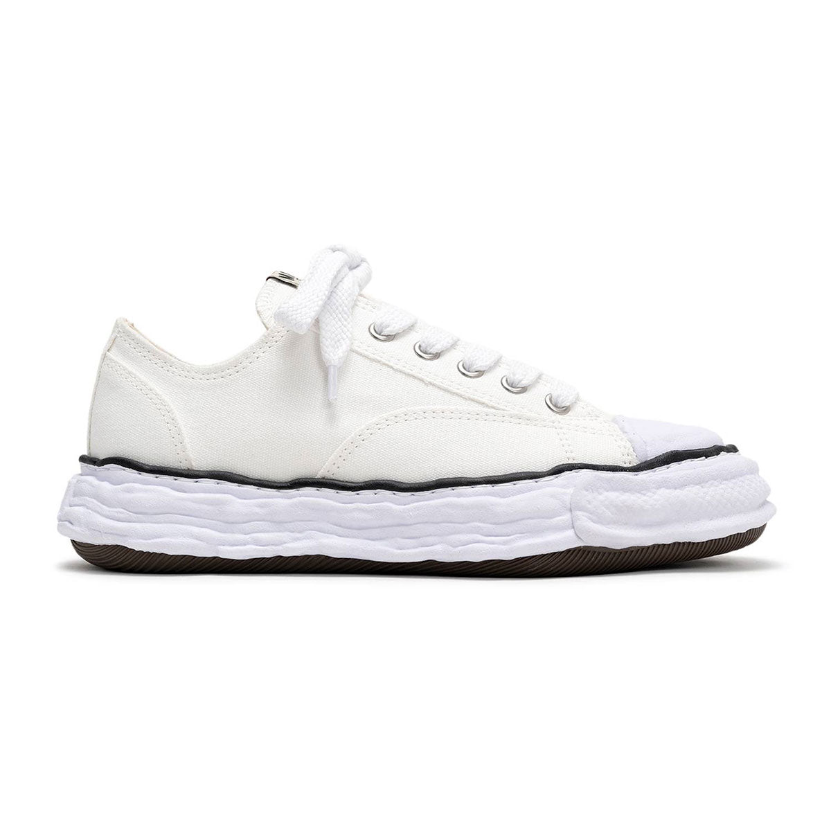 Maison MIHARA YASUHIRO - "PETERSON23" OG Sole Canvas Low-top Sneaker WHITE【A11FW702】