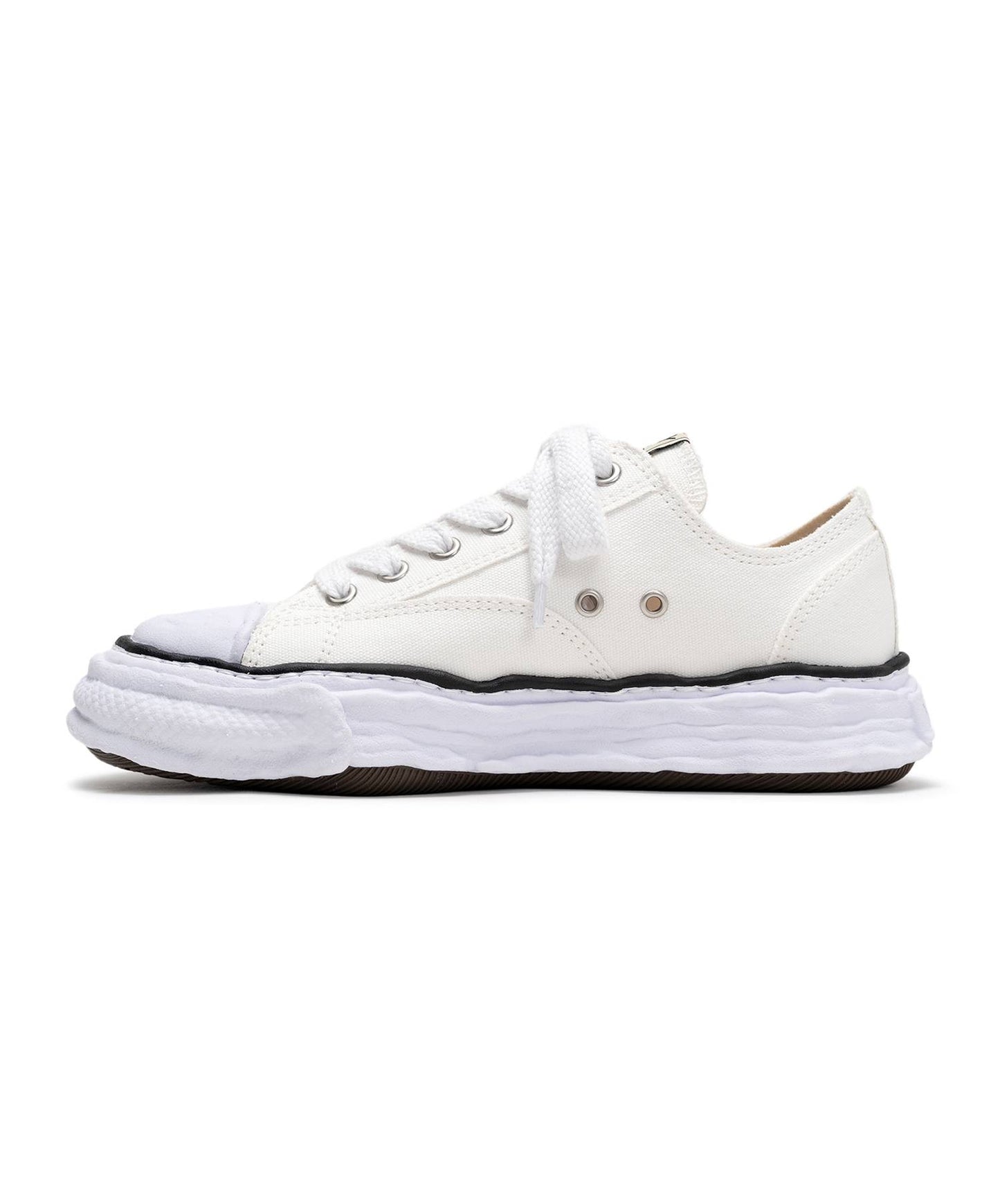 Maison MIHARA YASUHIRO - "PETERSON23" OG Sole Canvas Low-top Sneaker WHITE【A11FW702】