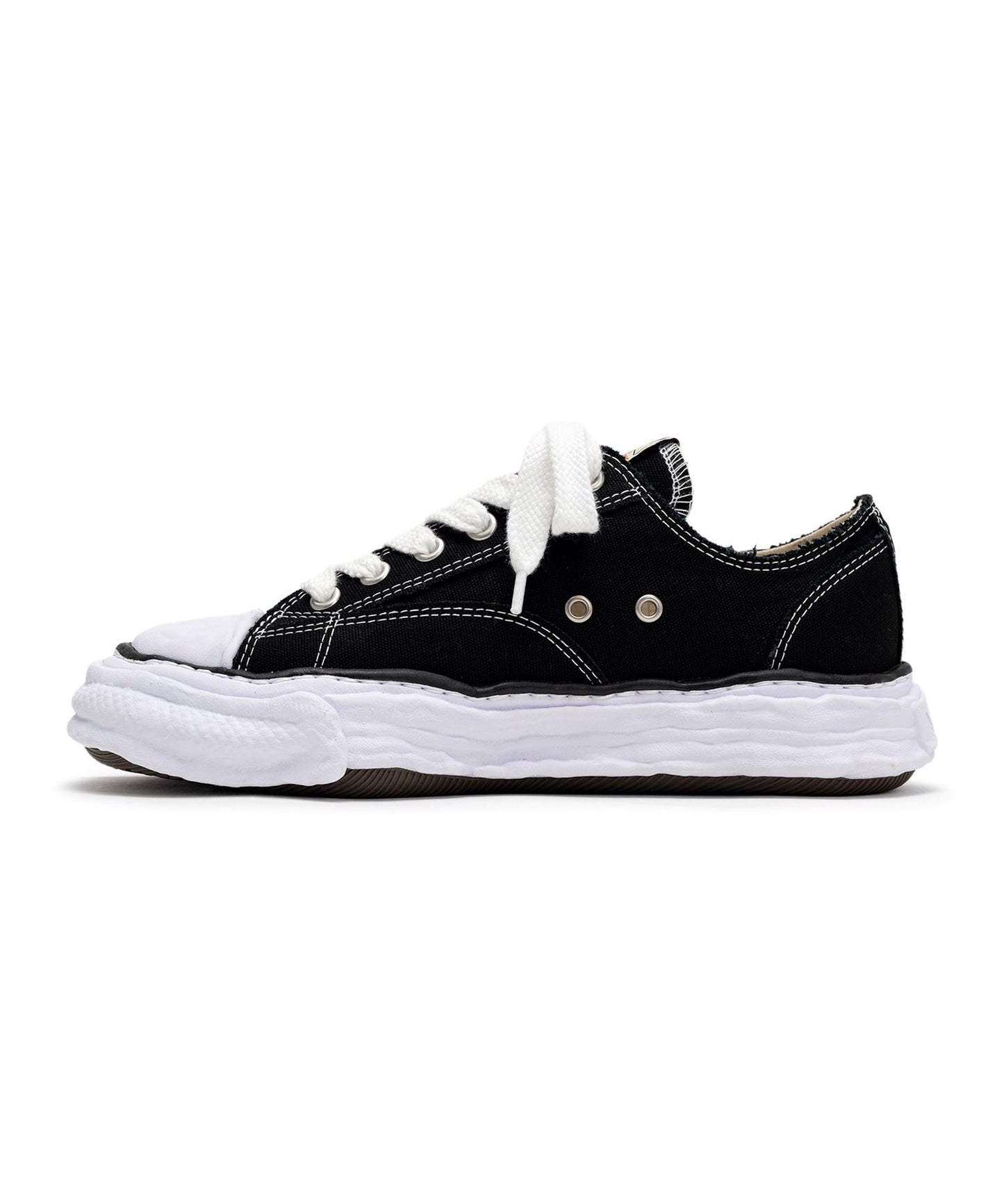 Maison MIHARA YASUHIRO - "PETERSON23" OG Sole Canvas Low-top Sneaker BLACK【A11FW702】