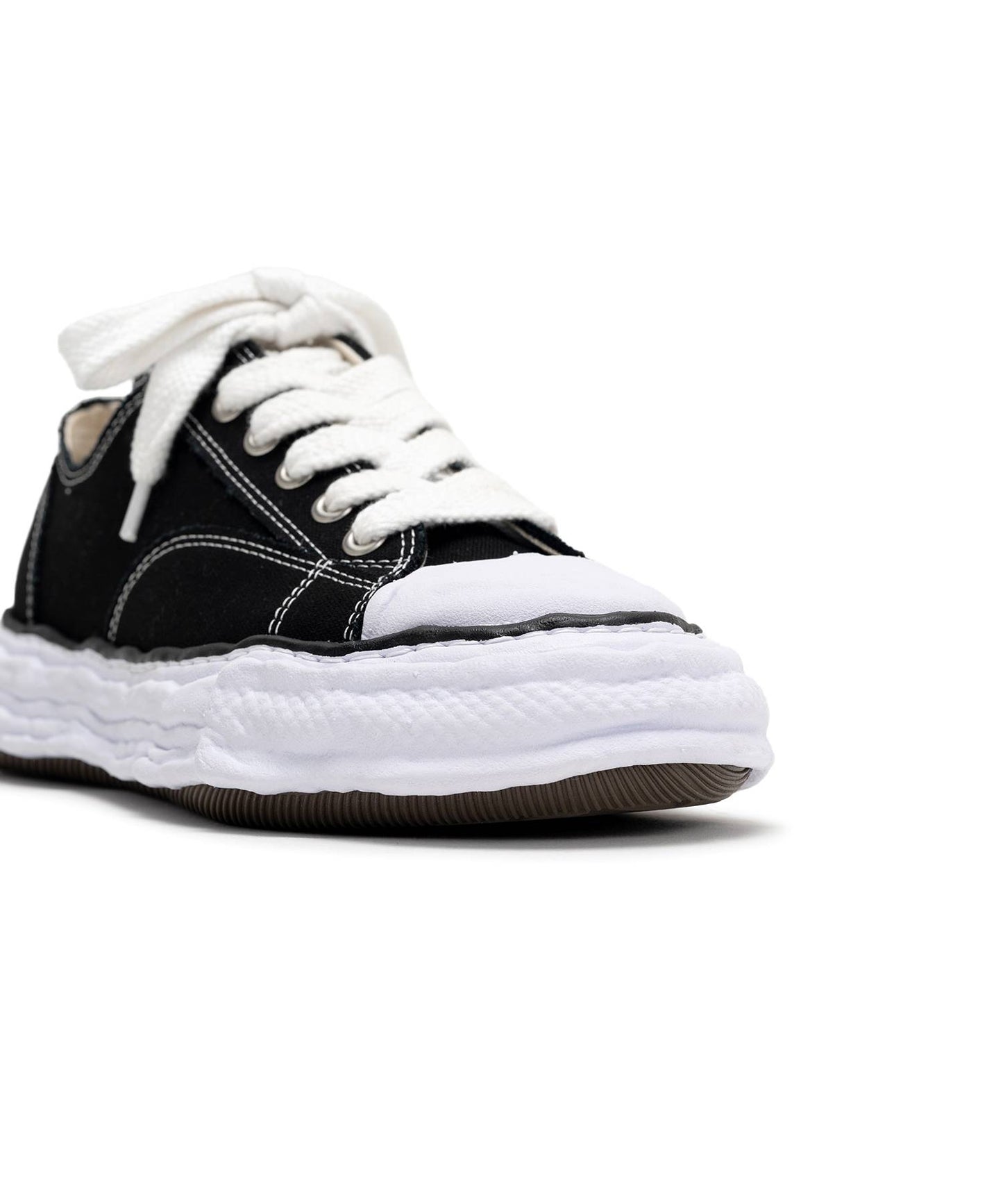 Maison MIHARA YASUHIRO - "PETERSON23" OG Sole Canvas Low-top Sneaker BLACK【A11FW702】