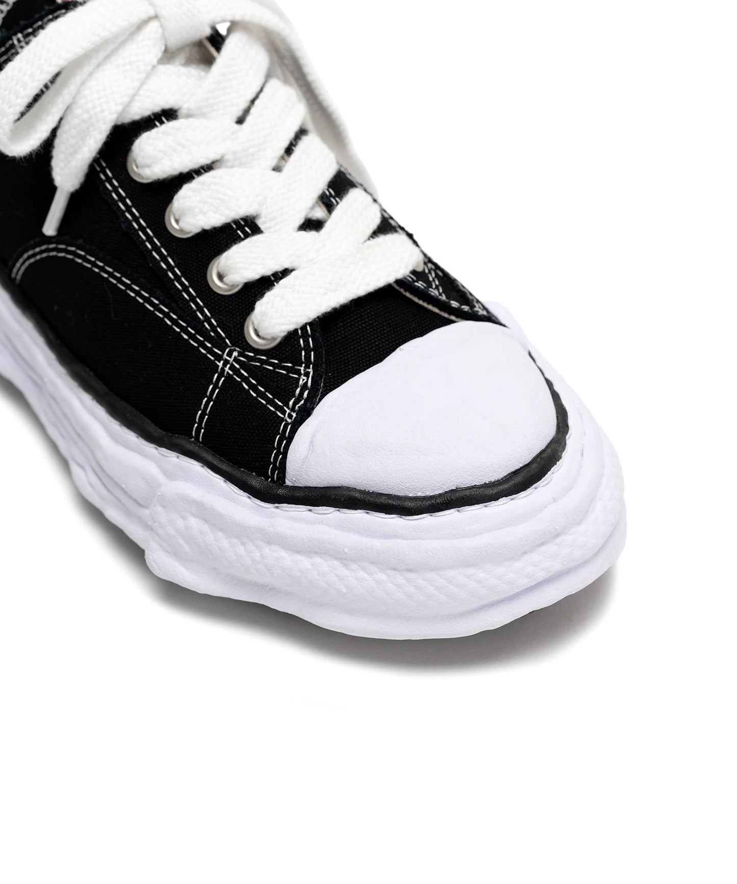 Maison MIHARA YASUHIRO - "PETERSON23" OG Sole Canvas Low-top Sneaker BLACK【A11FW702】