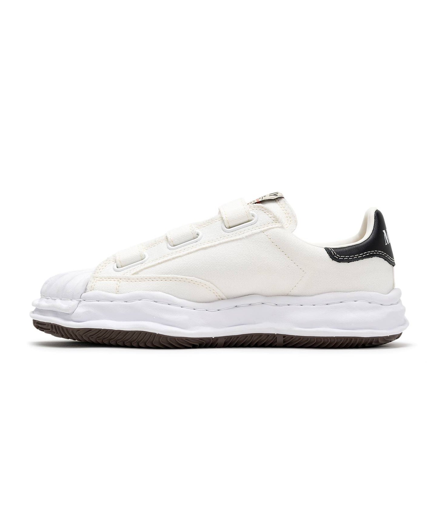 Maison MIHARA YASUHIRO - "BLAKEY" OG Sole Canvas Low-top Verclo Sneaker WHITE【A14FW741】