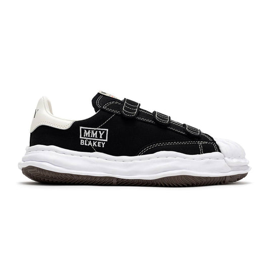 Maison MIHARA YASUHIRO - "BLAKEY" OG Sole Canvas Low-top Verclo Sneaker BLACK【A14FW741】