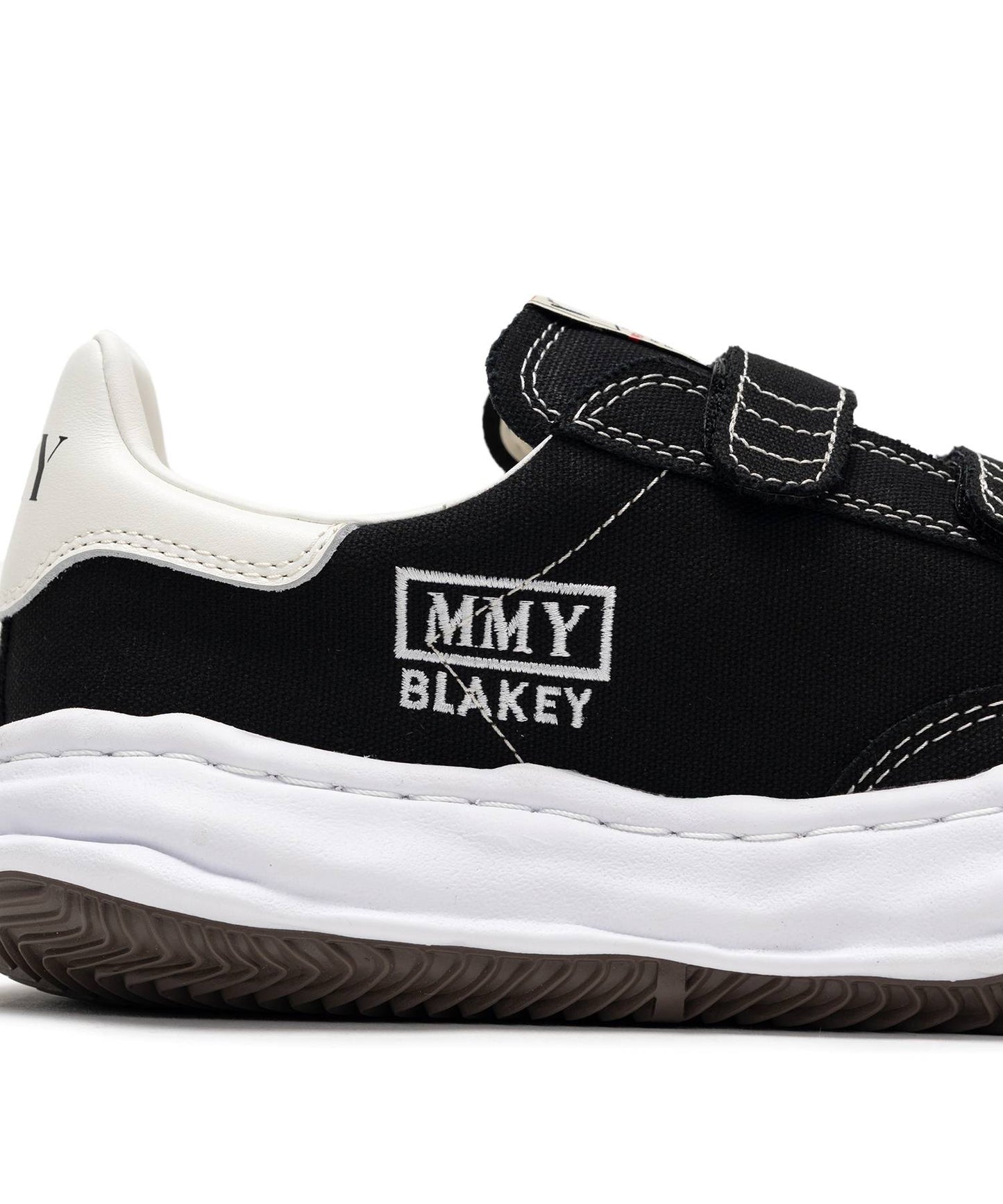 Maison MIHARA YASUHIRO - "BLAKEY" OG Sole Canvas Low-top Verclo Sneaker BLACK【A14FW741】