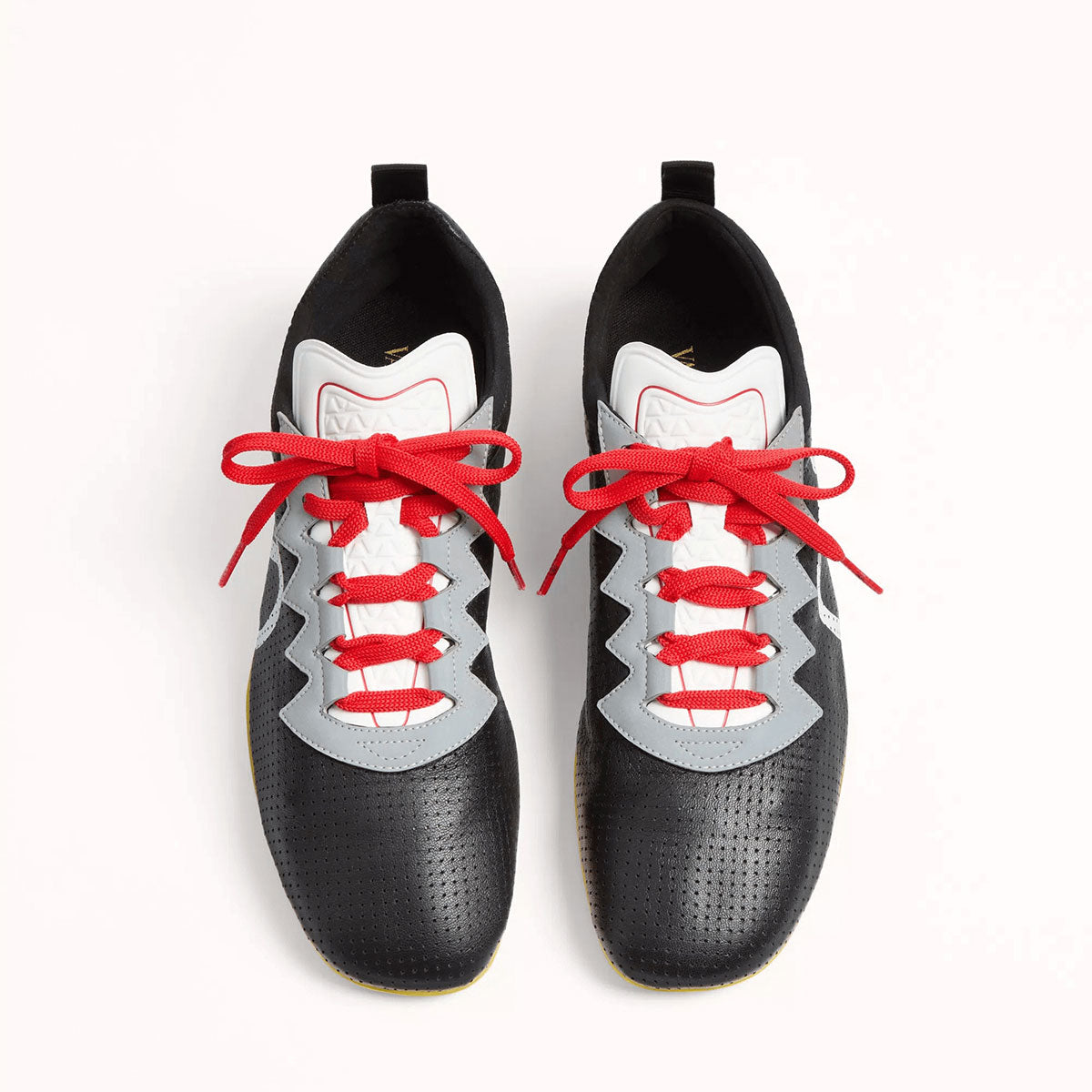 VALENTINO GARAVANI - Chromathon Perforated Nappa Sneaker "Black/Gray/Optical White"【6Y2S0J55XBM】