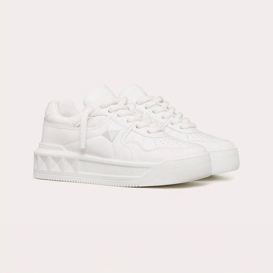 VALENTINO GARAVANI - One Stud XL Nappa Leather Low-top Sneaker "White"【6Y2S0G37XTM】