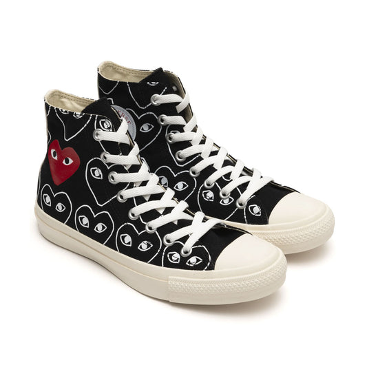 PLAY COMME des GARCONS×CONVERSE CHUCK TAYLOR BLACK 【AZ-K117-001】