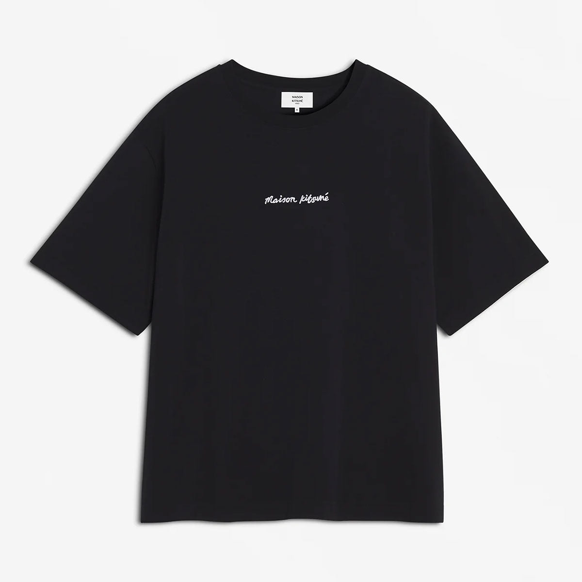 MAISON KITSUNE - MAISON KITSUNE EMBROIDERY OVERSIZE TEE-SHIRTS BLACK【OM00122KJ0119】