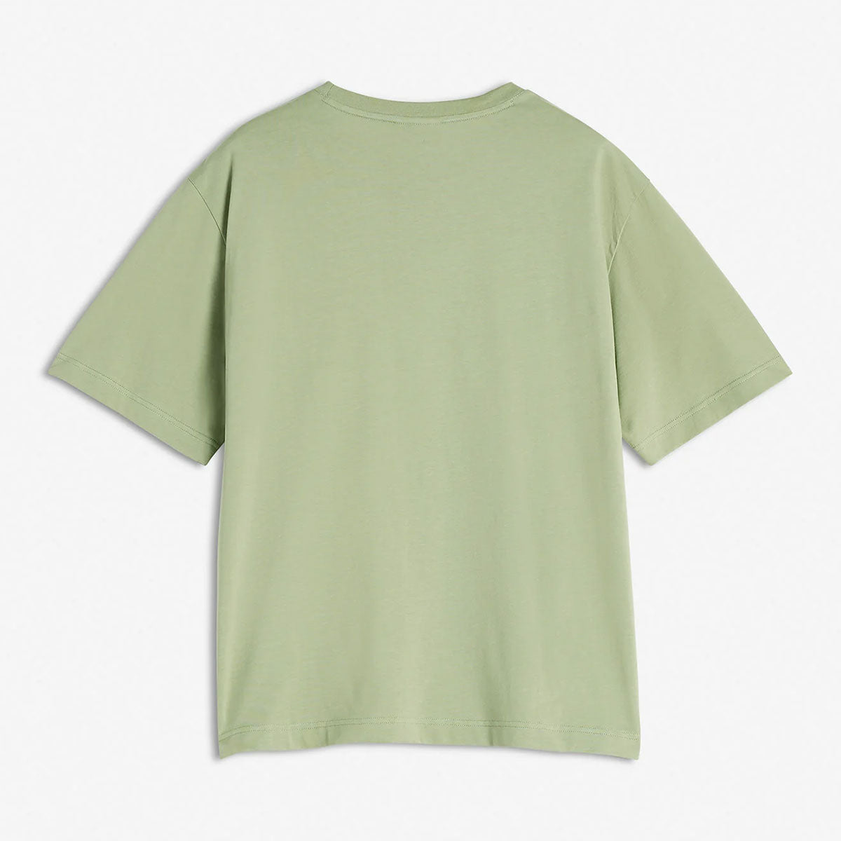 MAISON KITSUNE - EMBOSSED PROFILE FOX OVERSIZE TEE-SHIRTS TURF GREEN【OM00116KJ7016】