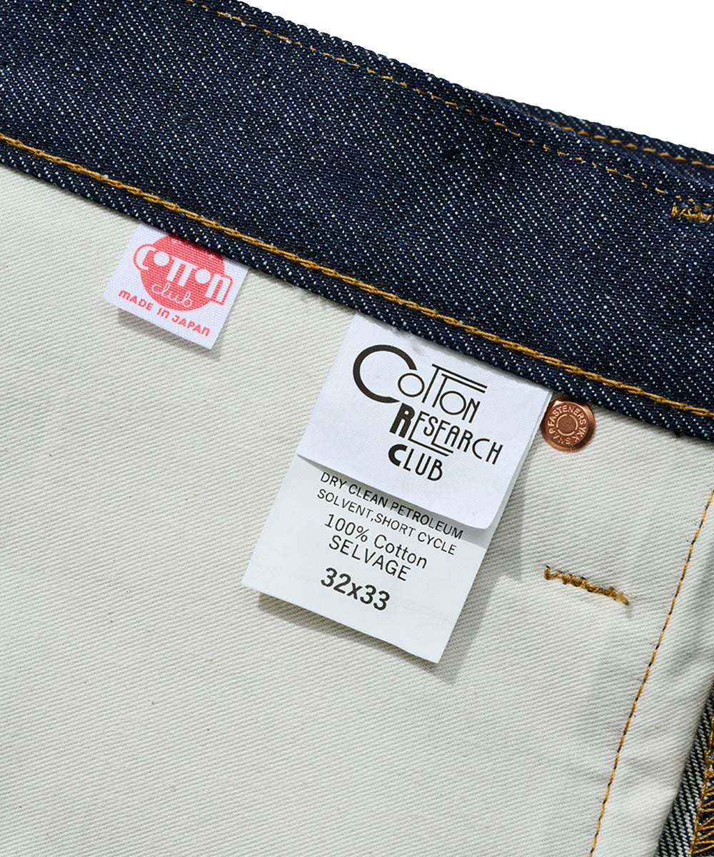 COTTON RESEARCH CLUB - SELVAGE INDIGO DENIM JEANS【JPC-010】