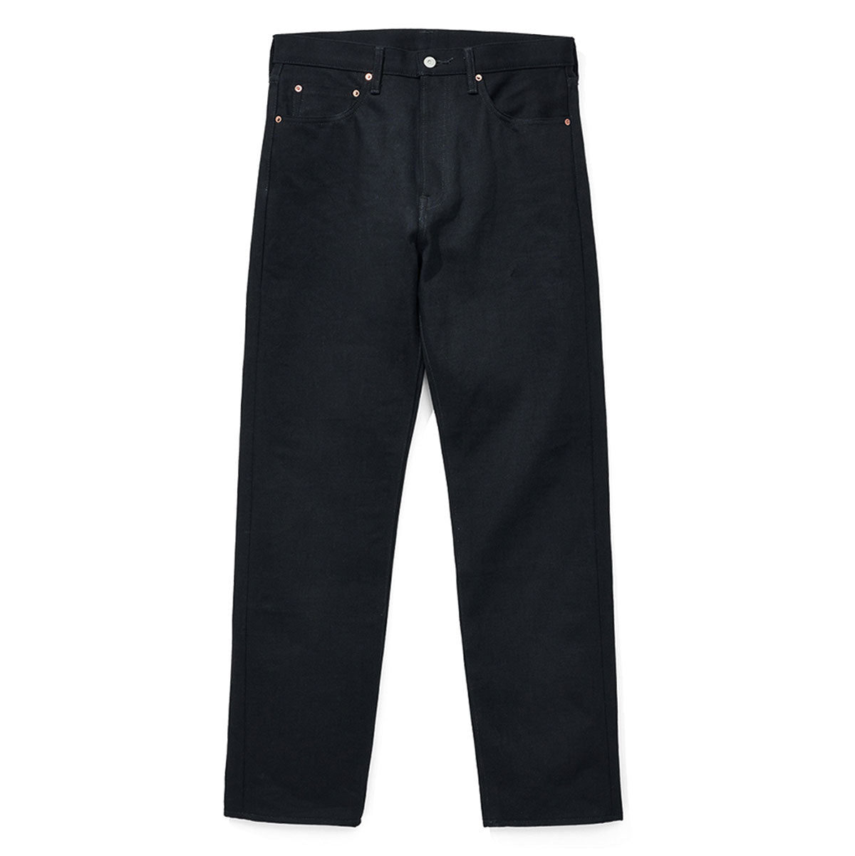 COTTON RESEARCH CLUB - SELVAGE BLACK DENIM JEANS【JPC-011】