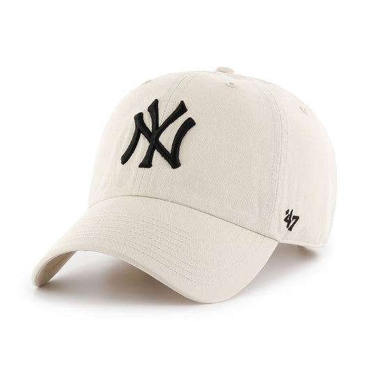 ’47 BRAND New York Yankees - CLEAN UP NATURAL 【14751177 47A B-RGW17GWS-NTB】