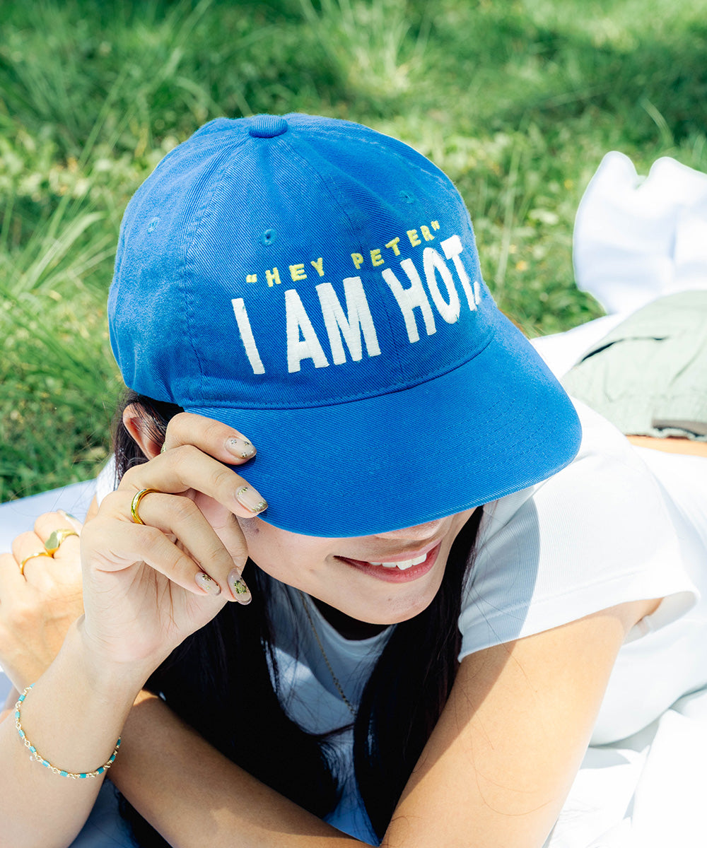 MY NAME IS PETER - 6 PANEL I AM HOT CAP BLUE