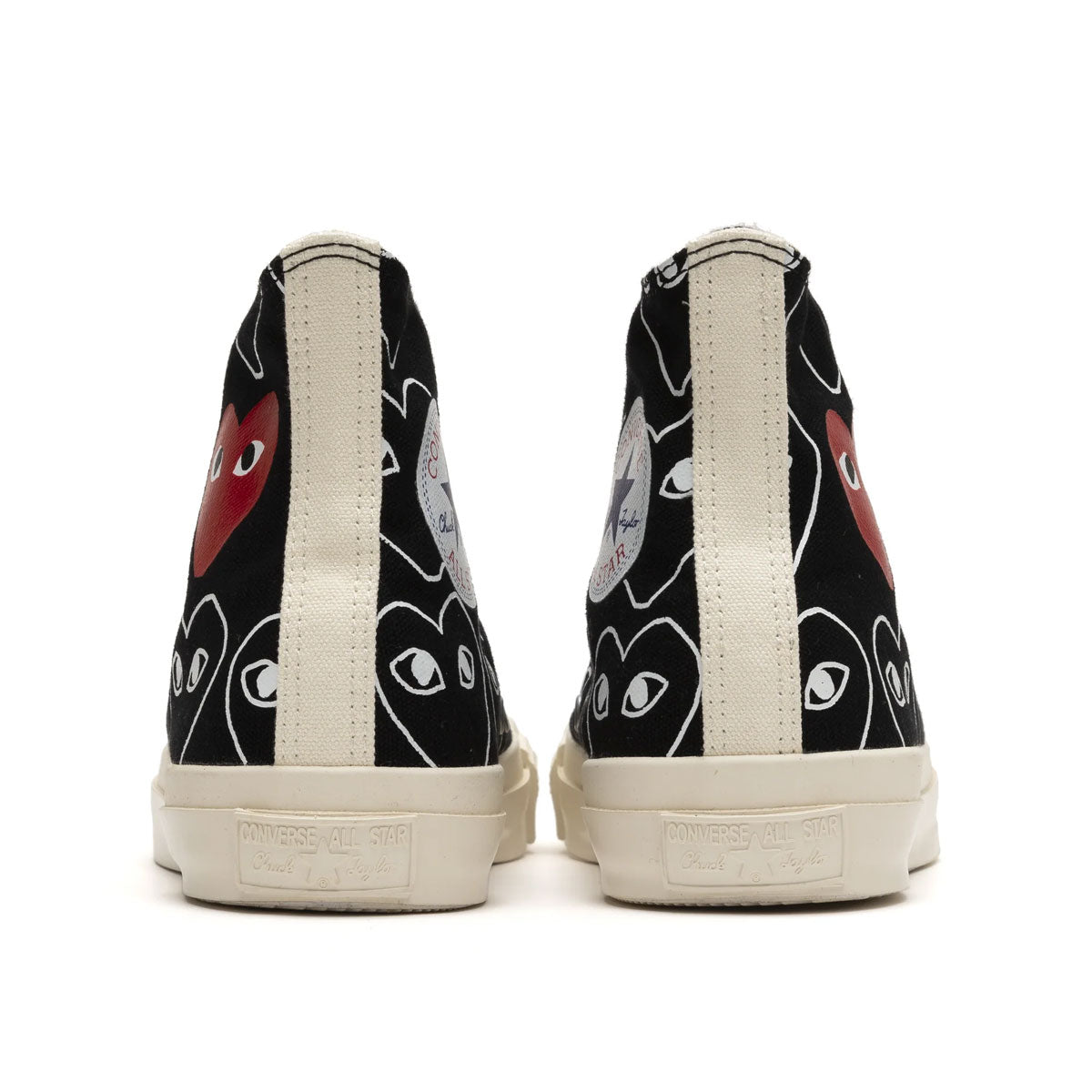 PLAY COMME des GARCONS×CONVERSE CHUCK TAYLOR BLACK 【AZ-K117-001】