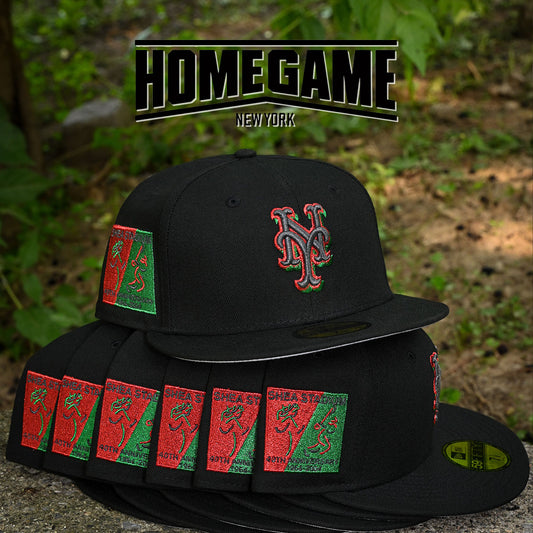 New Era - New York Mets SHEA STADIUM 40th Anniversary 59FIFTY Black/Red/Green