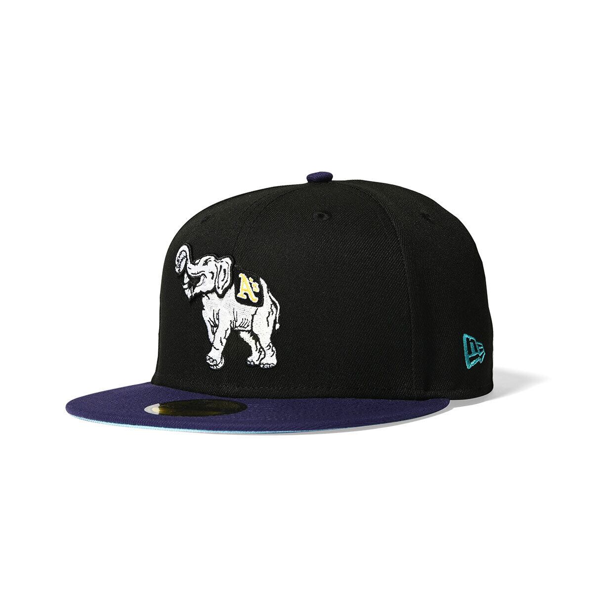 NEW ERA - Oakland Athletics CO 40TH 59FIFTY BLACK/PURPLE【70874627】
