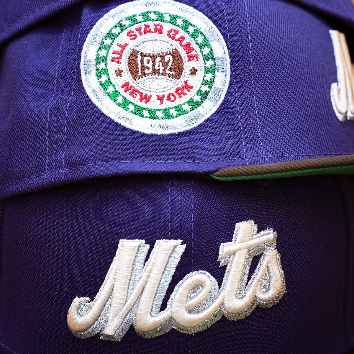 NEW ERA New York Mets - 59FIFTY 1942 ALL STAR GAME PURPLE/WALNUT