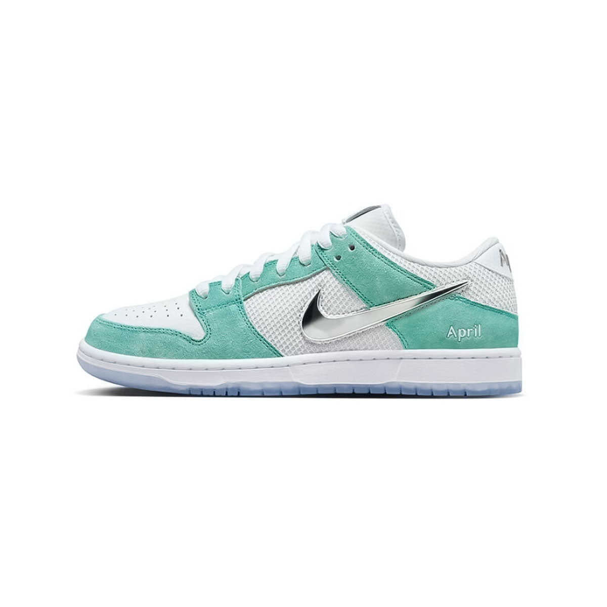 NIKE SB DUNK LOW PRO QS APRIL SKATEBOARDS "Turbo Green/Metallic Silver" ナイキ スケートボーディング ダンク ロー プロ クイックストライク "エイプリル スケートボード "ターボグリーン/メタリックシルバー"【FD2562-400】