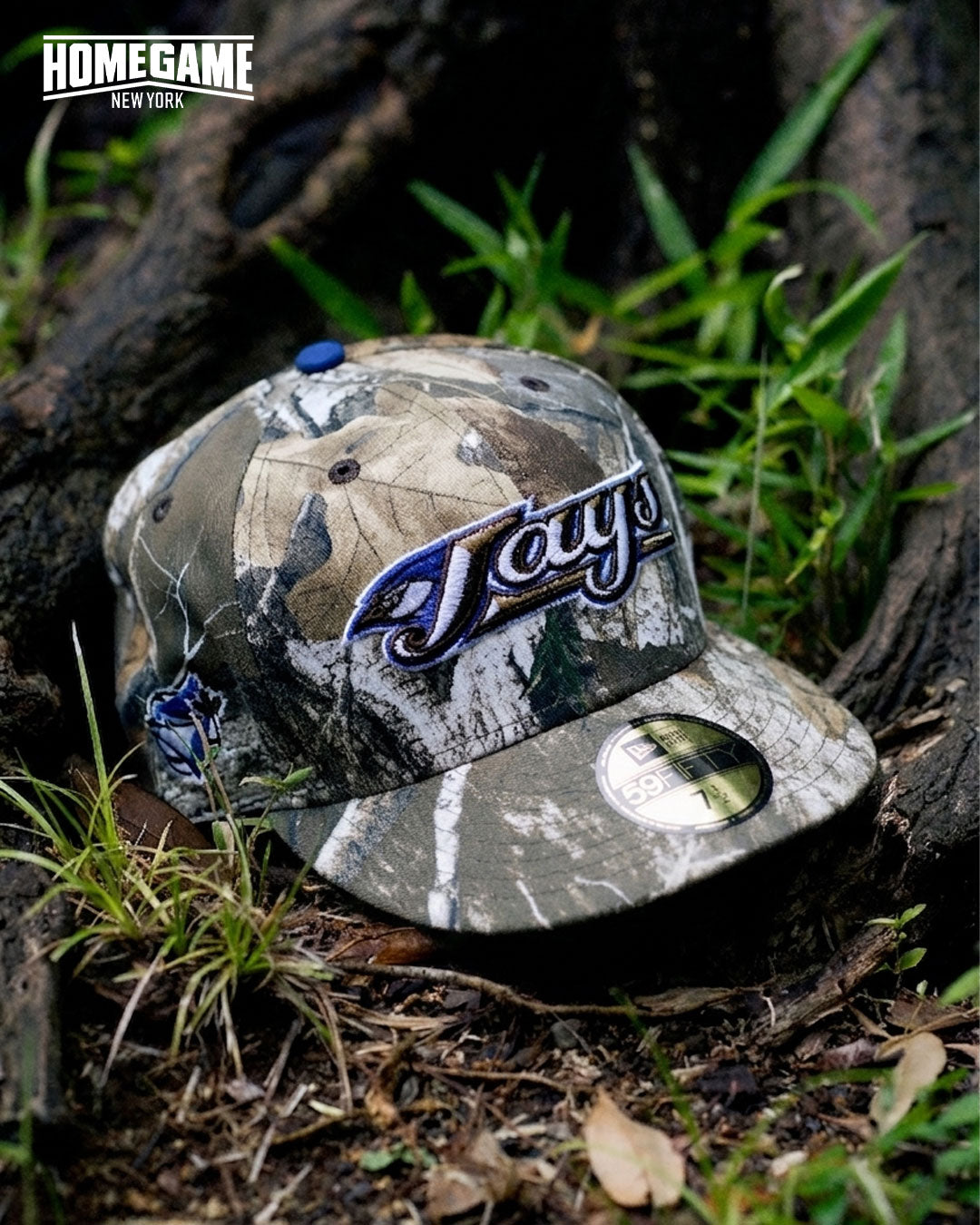 NEW ERA - TORONTO BLUE JAYS CO WORD LOGO 59FIFTY REAL TREE 【71037327】