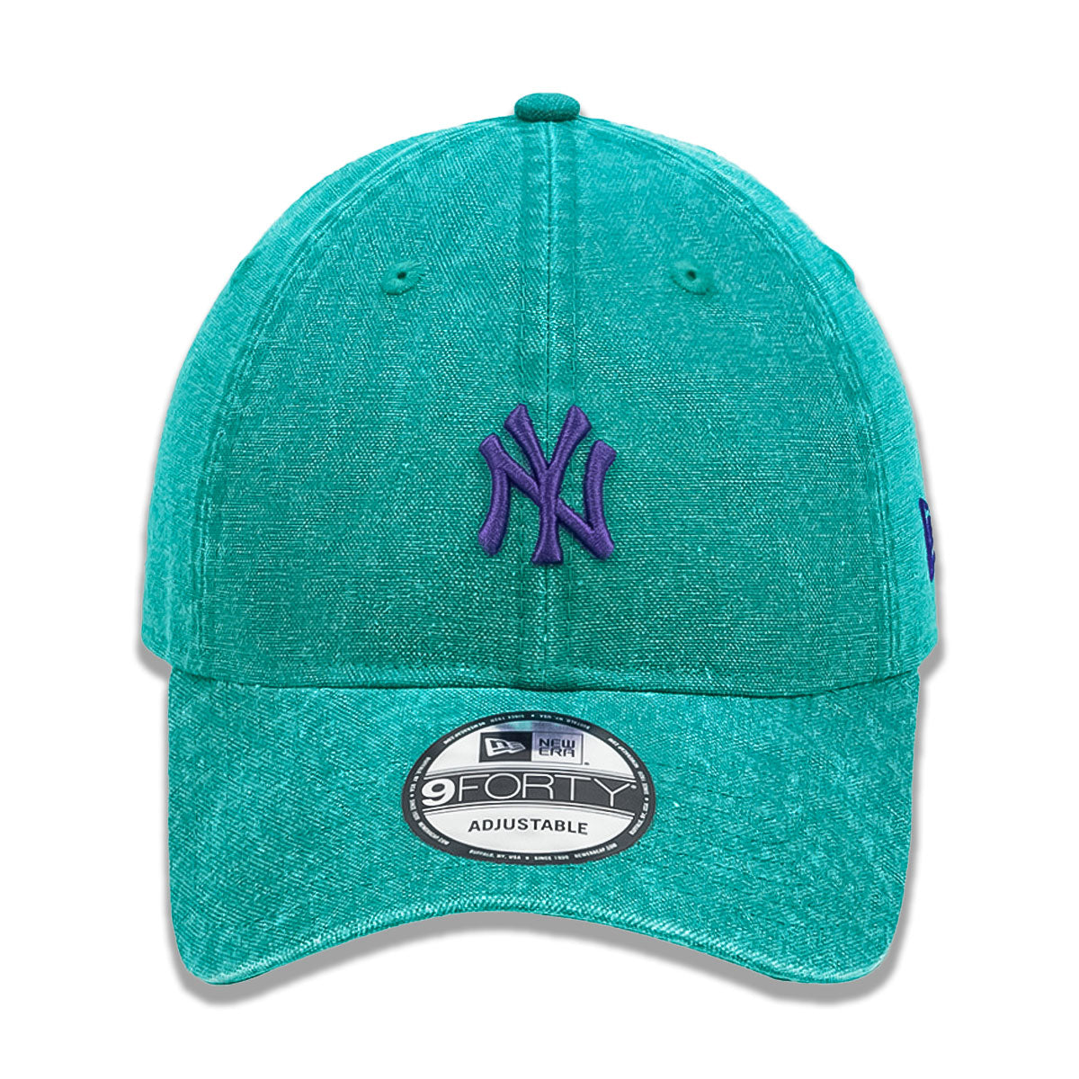 NEW ERA NEY YORK YANEES - 9FORTY UNST ITALIAN WASHED DUCK BALL CAP TURQUOISE 【13086353】