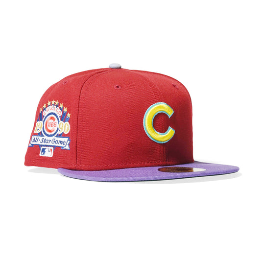 NEW ERA Chicago Cubs - 59FIFTY ALL STAR GAME 1990 MAROON/PURPLE【NE055】