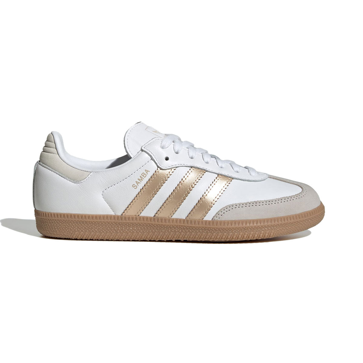 adidas - WMNS SAMBA OG  Cloud White/Wonder Gold Met/Grey One 【IH9127】