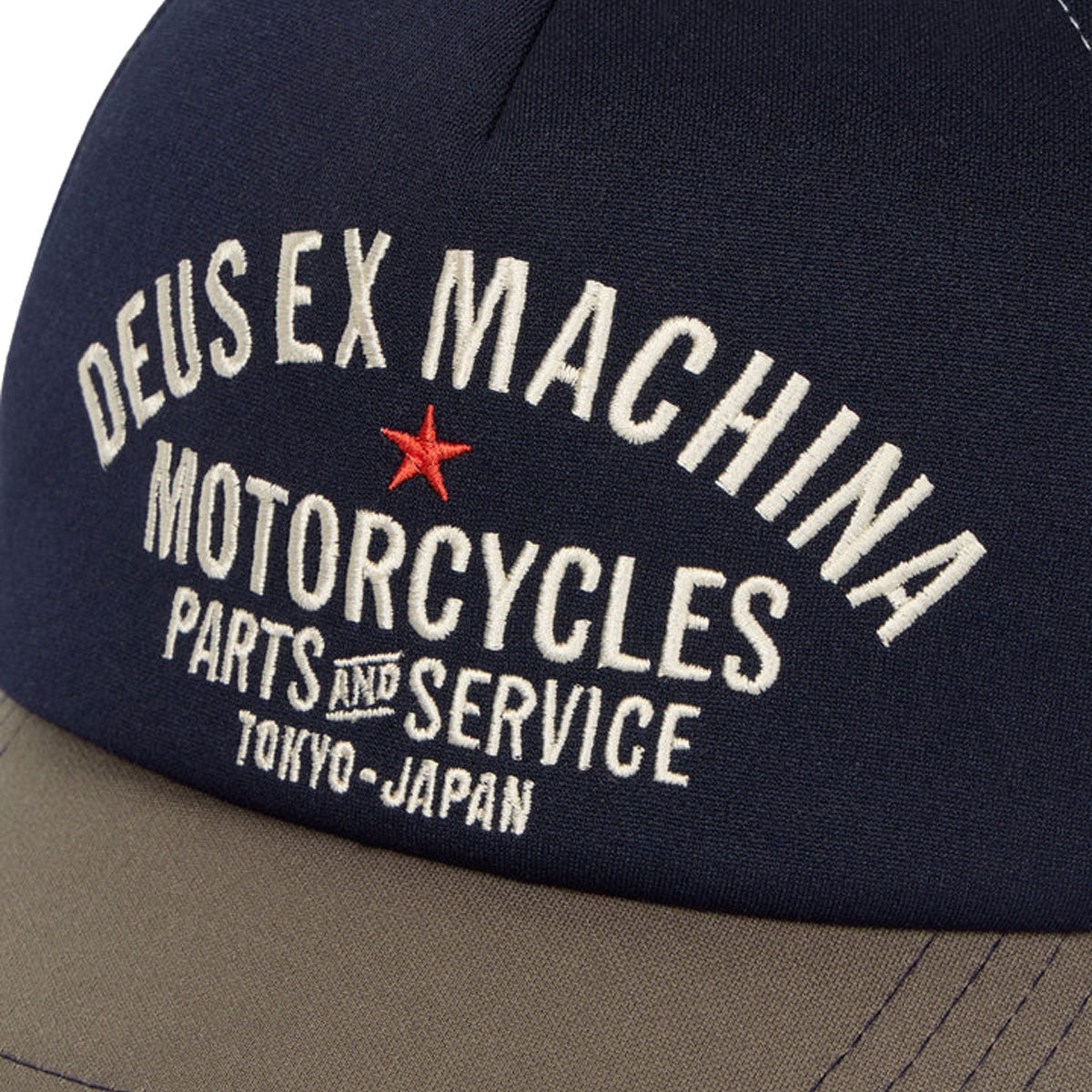 DEUS EX MACHINA - Tokyo Original Address Trucker Khaki 【D261UHA030】