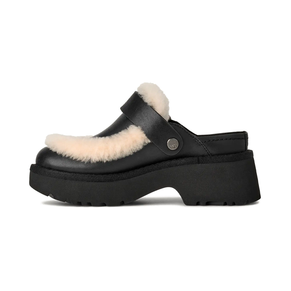 UGG - W ESMEE LEATHER CLOG 【1171507-BLK】