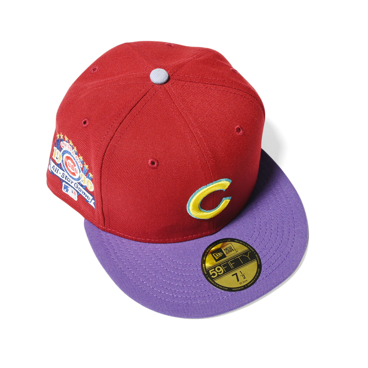 NEW ERA Chicago Cubs - 59FIFTY ALL STAR GAME 1990 MAROON/PURPLE【NE055】