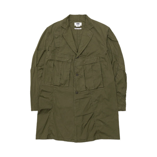 eYe JUNYA WATANABE MAN × Needles - W name Military Coat KHAKI 【WP-C901-100】