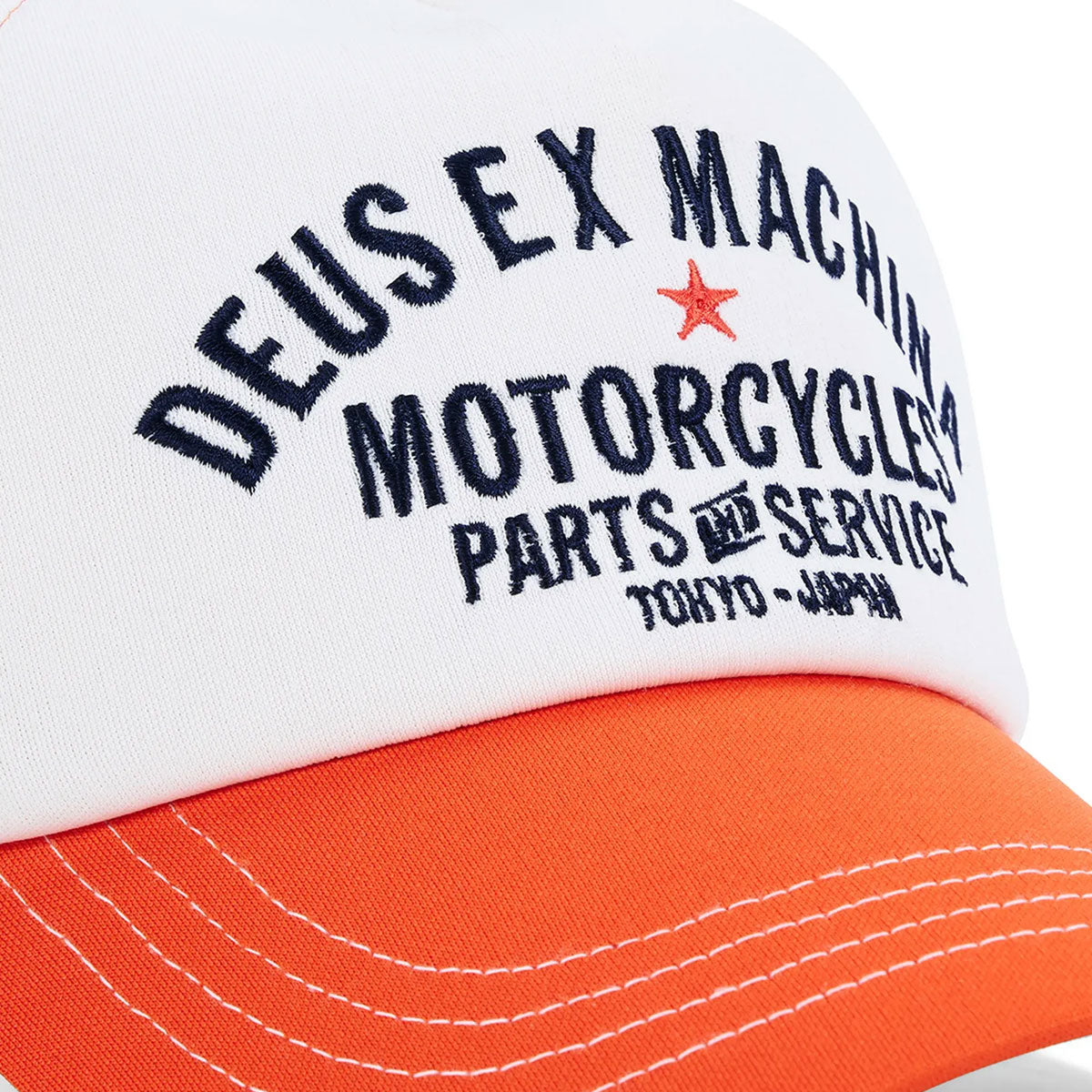 DEUS EX MACHINA - Tokyo Original Address Trucker Orange 【D261UHA030】