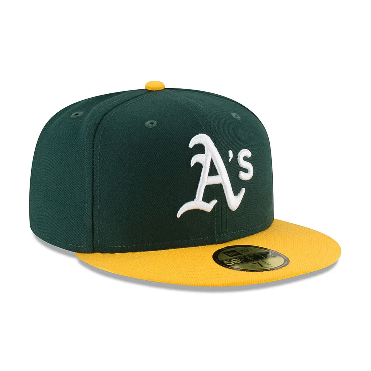 NEW ERA Oakland Athletics - 59FIFTY ACPERF ON-FIELD HOME DARK GREEN/YELLOW  【14524863】