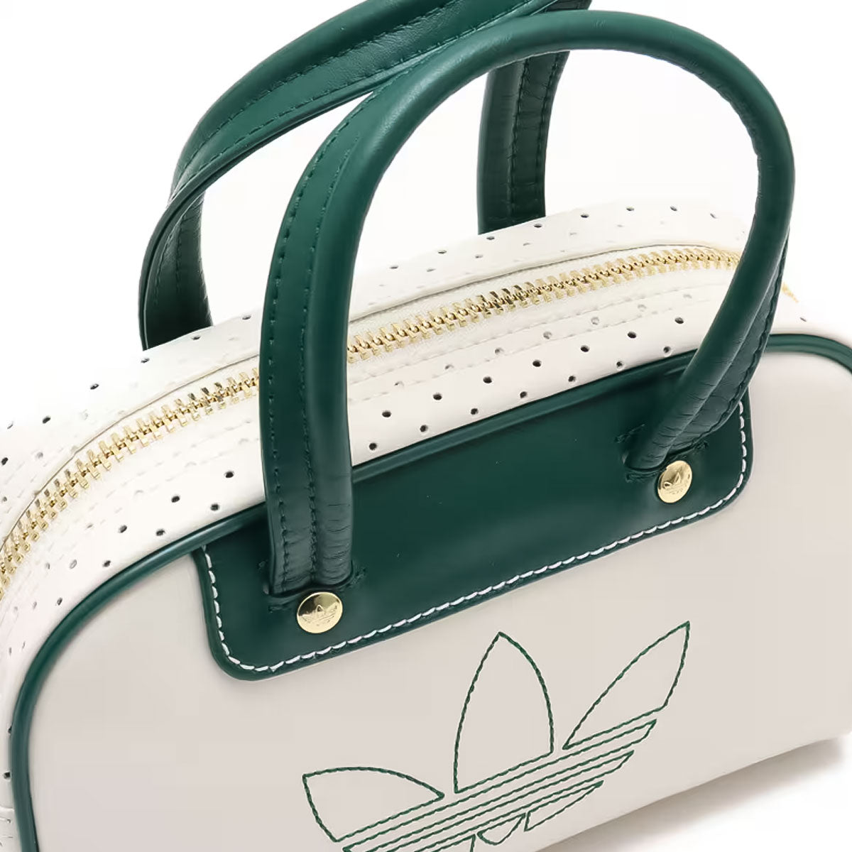 adidas - HERI MINI BOWLING BAG Off White/Collegiate Green 【KPS86】