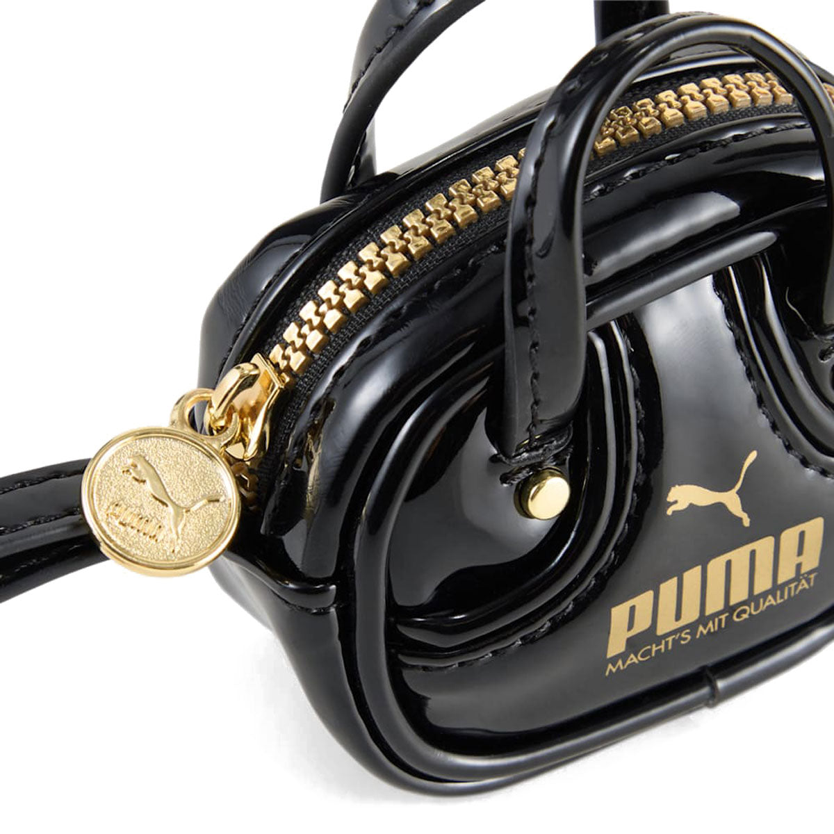 PUMA - 1976 GRIP BAG KEYCHAIN PUMA BLACK-ARCHIVE GOLD 【092598-05】