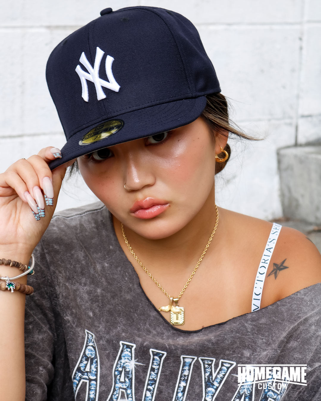 NEW ERA 紐約洋基隊 - 59FIFTY OLD AUTH 海軍藍/白色 [11389640]