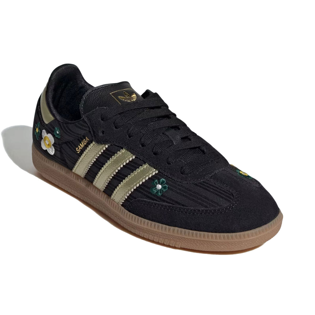 adidas - SAMBA OG W Core Black/Gold Metallic/Gum 【IH1331】