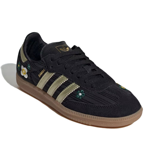 adidas - SAMBA OG W Core Black/Gold Metallic/Gum 【IH1331】