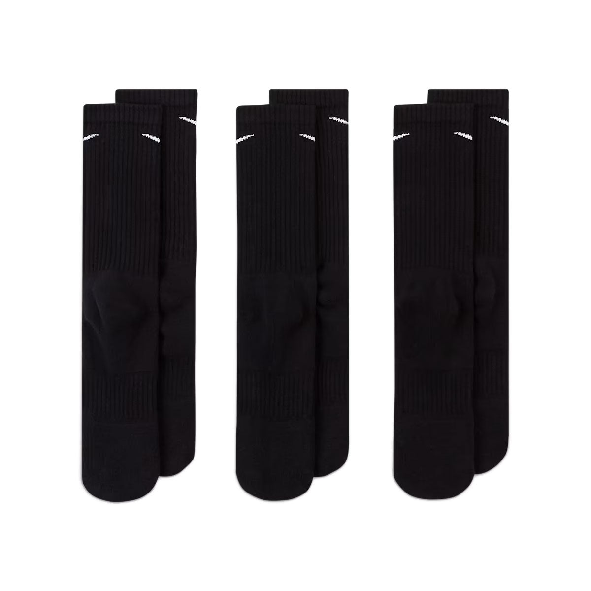 NIKE - Nike Everyday Cushioned Training Crew Socks 3PACK 【SX7664-010】