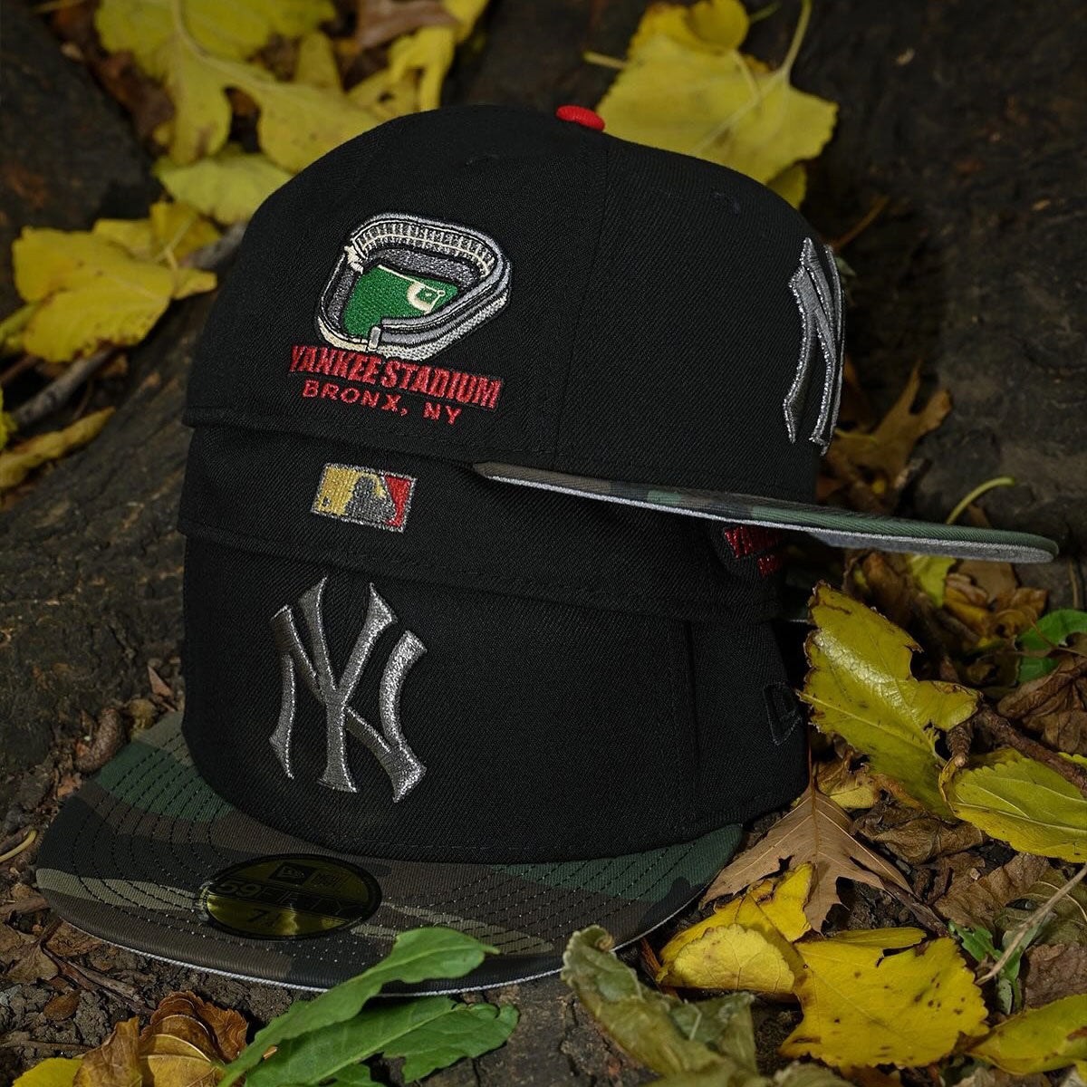 レア500個限定、Yankee Stadium 記念 限定版 NEW ERA - New York Yankees NYCO 59FIFTY Yankee Stadium Black