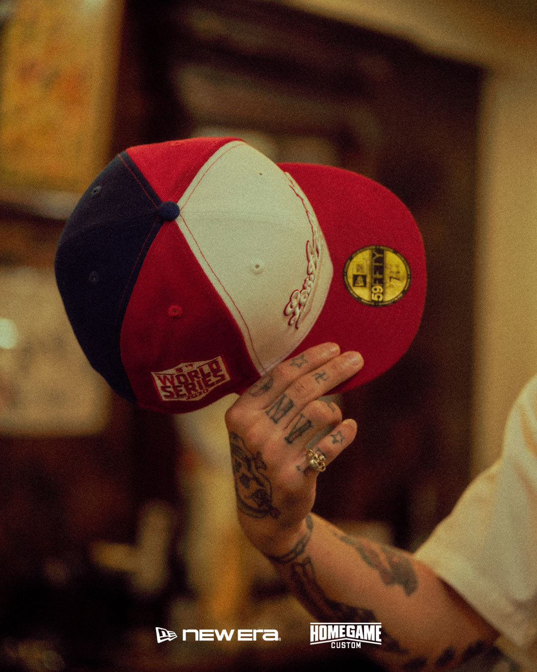 NEW ERA - Los Angeles Dodgers 59FIFTY 2020WS RED/WHITE/BLUE 【71089911】