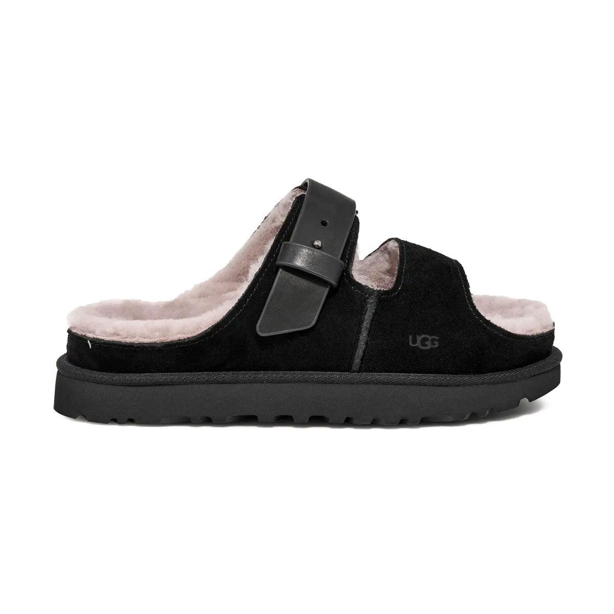 UGG - WMNS GREENPORT STRAP SLIDE 【1167611-BLK】