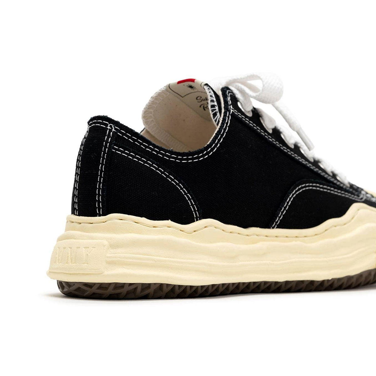 Maison MIHARA YASUHIRO - "HANK" VL OG Sole Canvas Low-top Sneaker BLACK 【A09FW734】